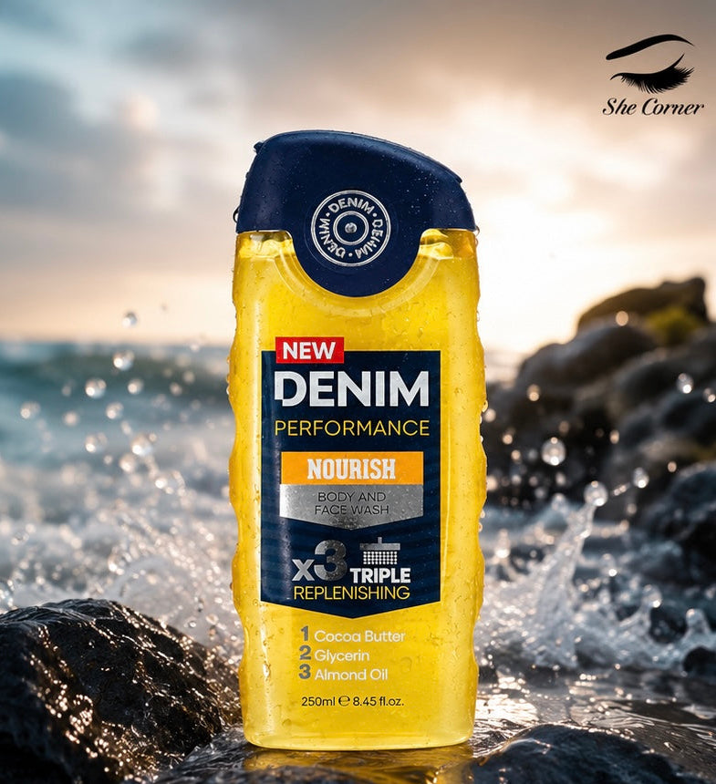 Denim Nourish Body and Face Wash 250 ml