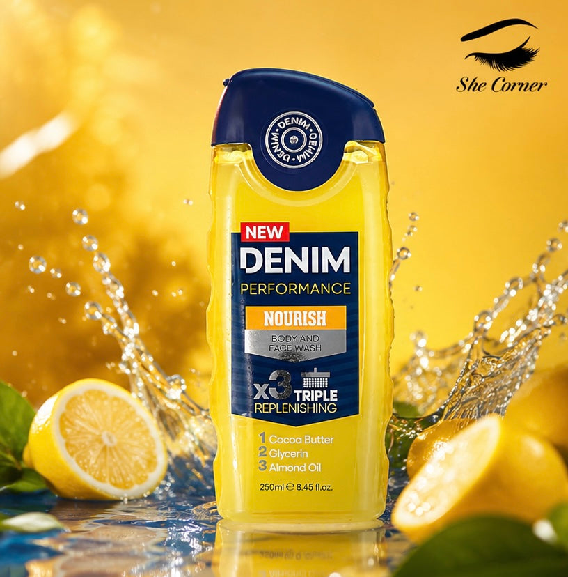 Denim Nourish Body and Face Wash 250 ml