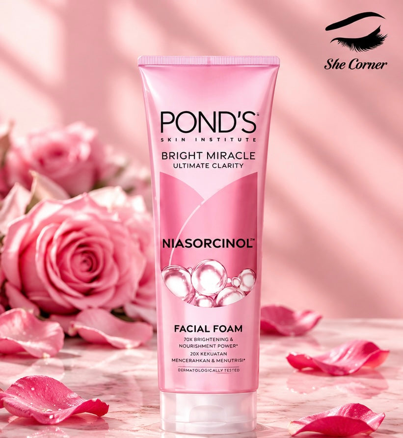 Pond’s Bright Miracle Ultimate Clarity NIASORCINOL Facial Foam