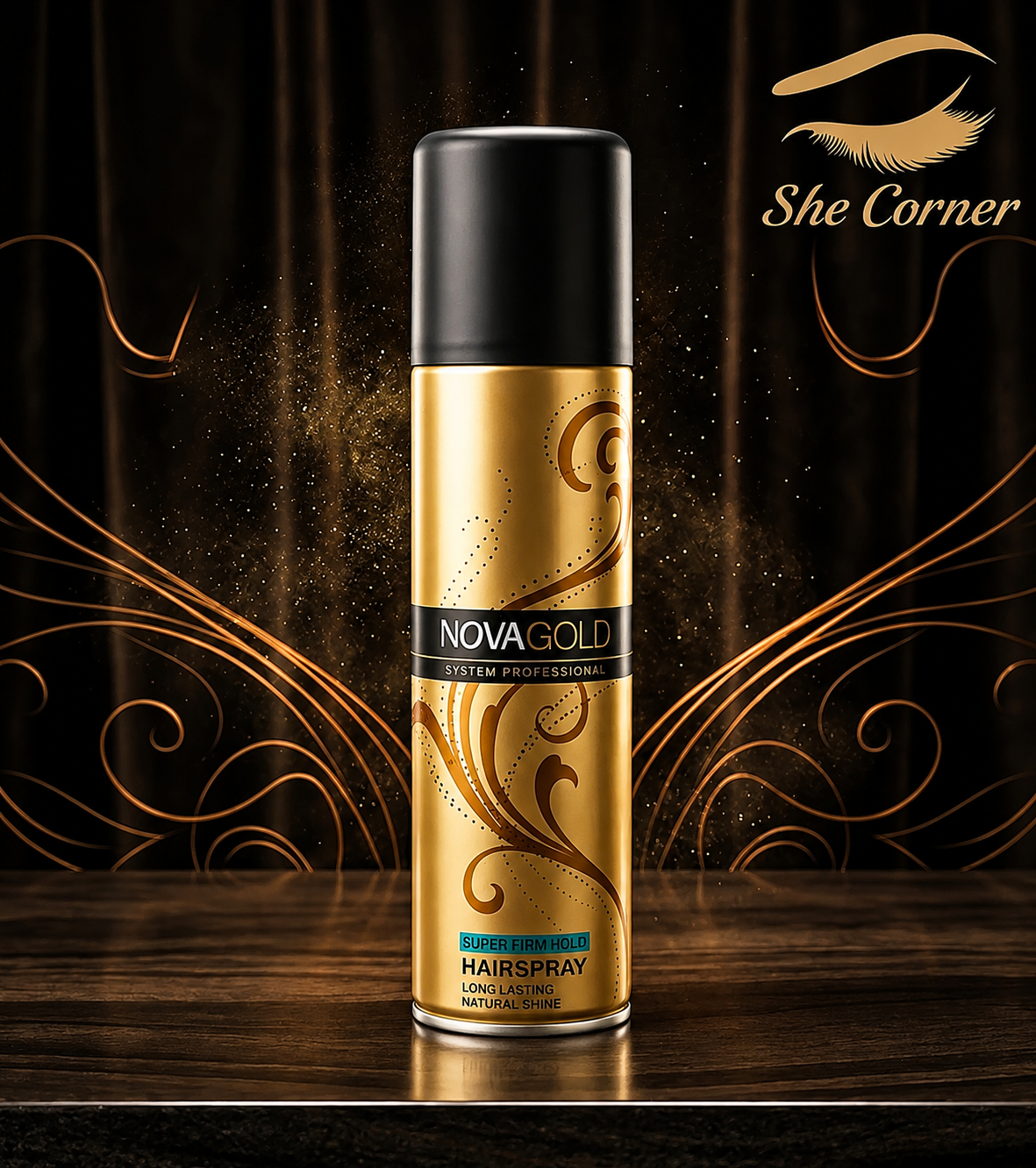 Nova Gold Hair Spray 250ml
