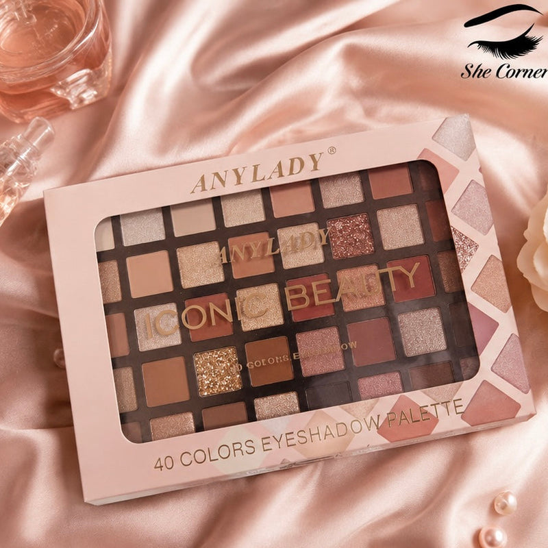 Any Lady Iconic Beauty 40 Colors Eye Kit