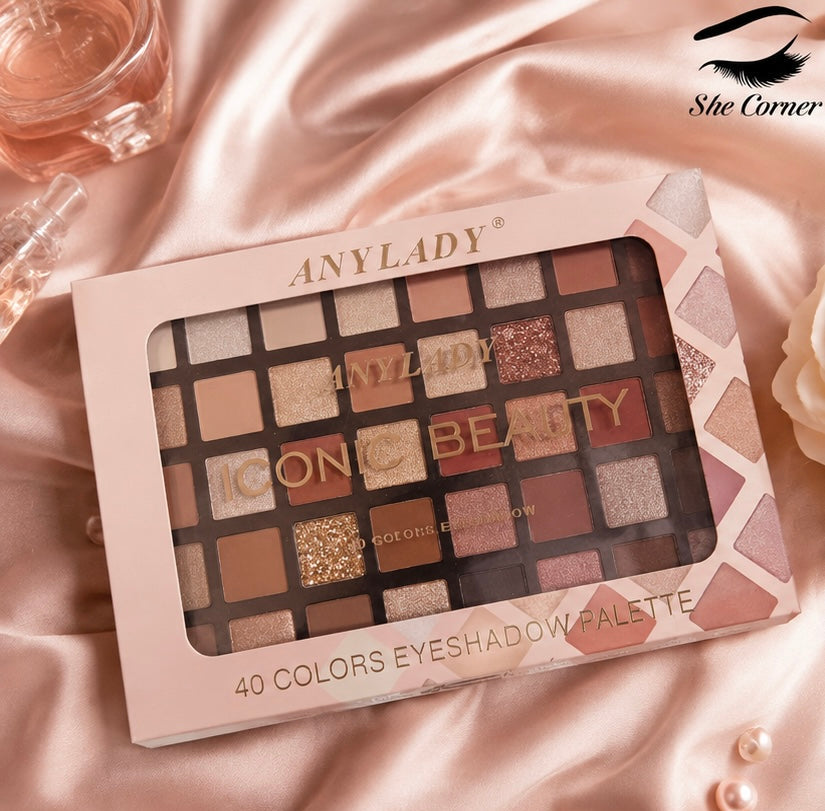 Any Lady Iconic Beauty 40 Colors Eye Kit
