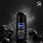 Nivea Men Deep Black Carbon Roll-On Deodorant