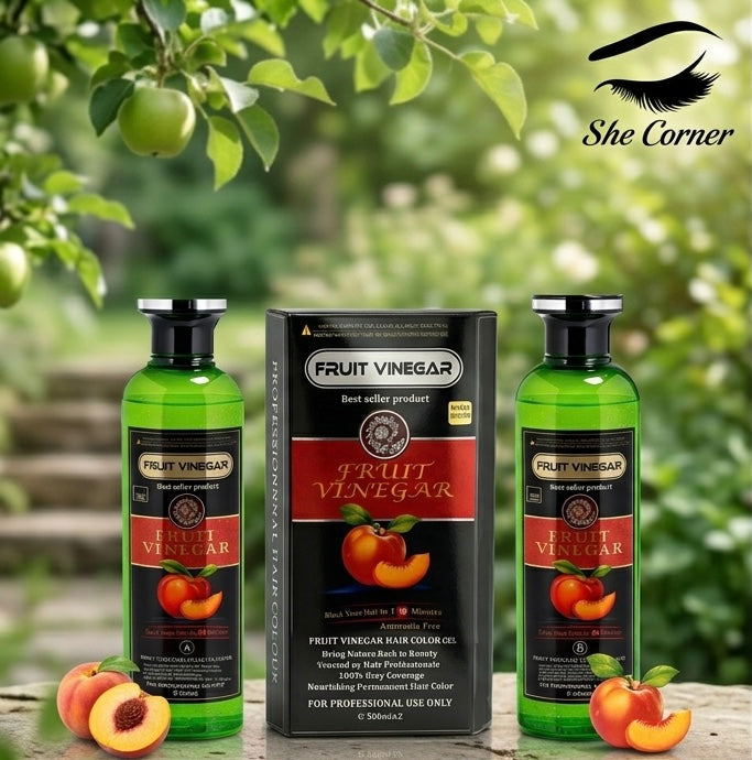 Fruit Vinegar Shampoo Hair Colour Black&Brown