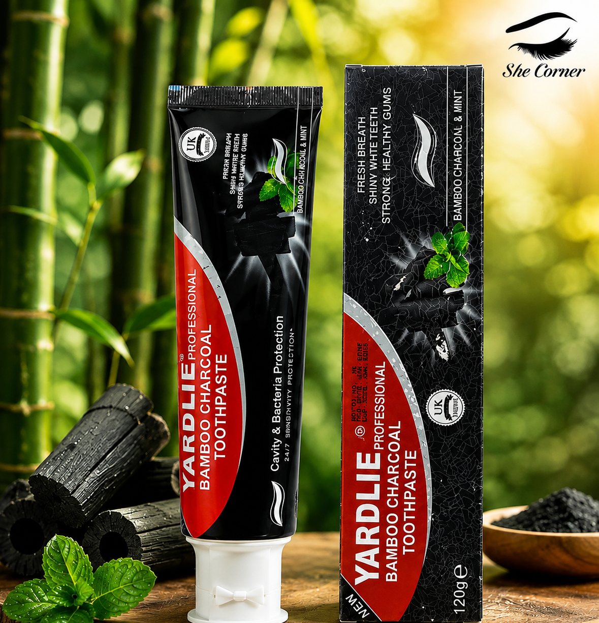 Yardlie Bamboo Charcoal Toothpaste