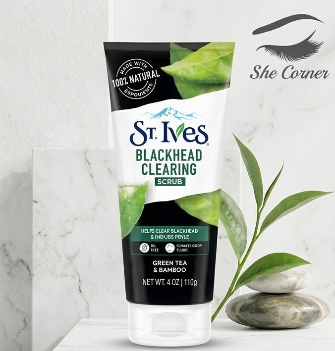 St. Ives Blackhead Clearing Green Tea & Bamboo Scrub 110ml