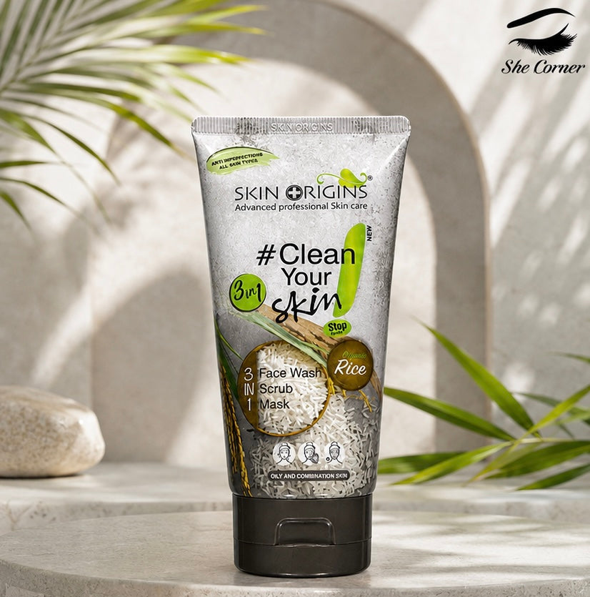 Skin Origins 3-in-1 Rice Face Wash