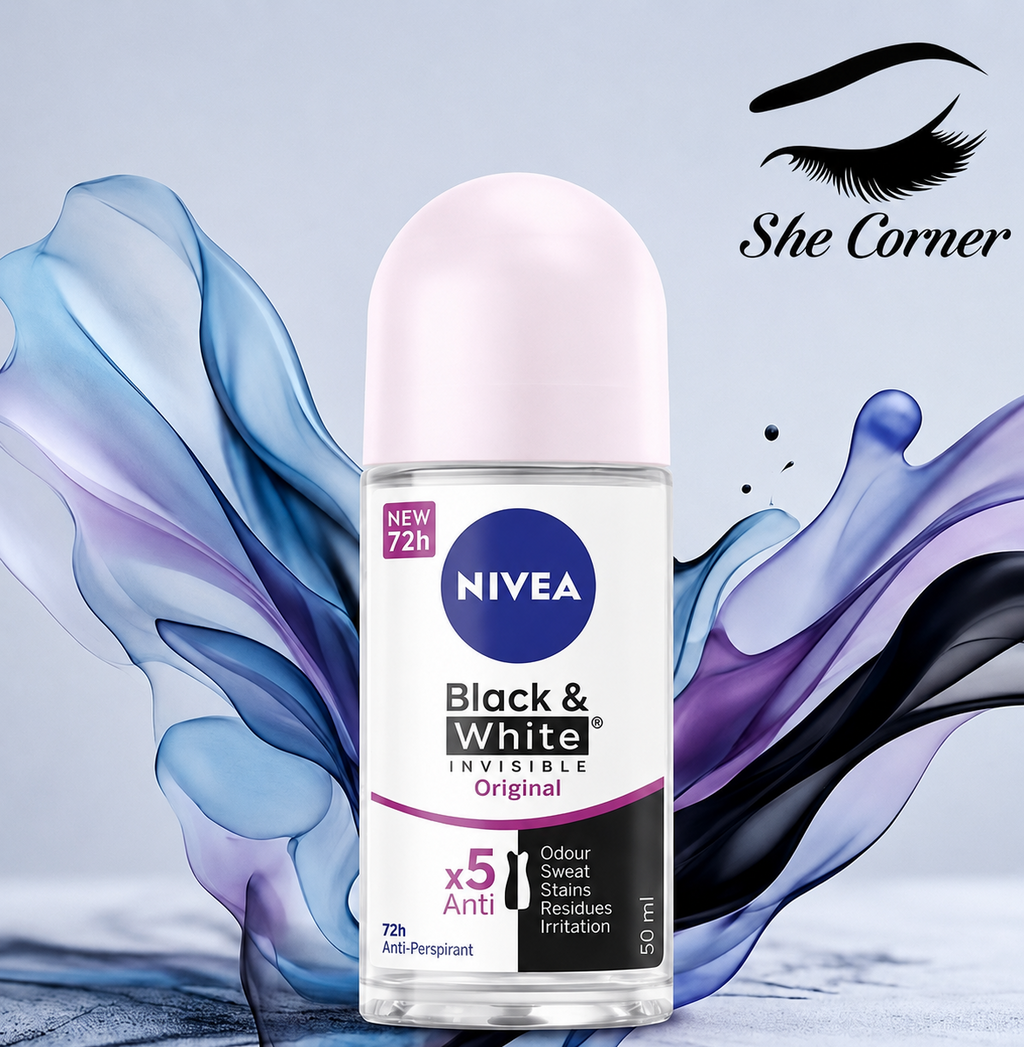 Nivea Men Black & White Roll-On Deodorant