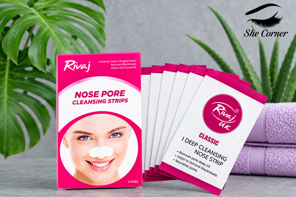 Rivaj Pink Nose Strips 6 Pieces