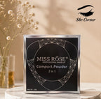 Miss Rose Compact Face Powder 2 in 1