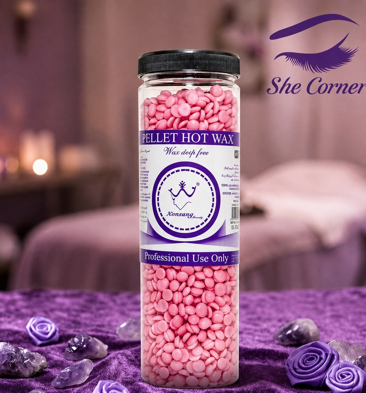 Wax Bean Pellet Hot Wax Pink