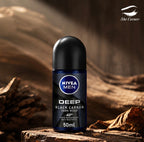 Nivea Men Deep Black Carbon Roll-On Deodorant