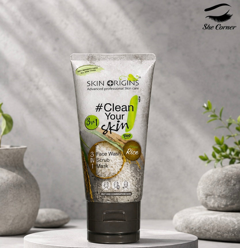 Skin Origins 3-in-1 Rice Face Wash