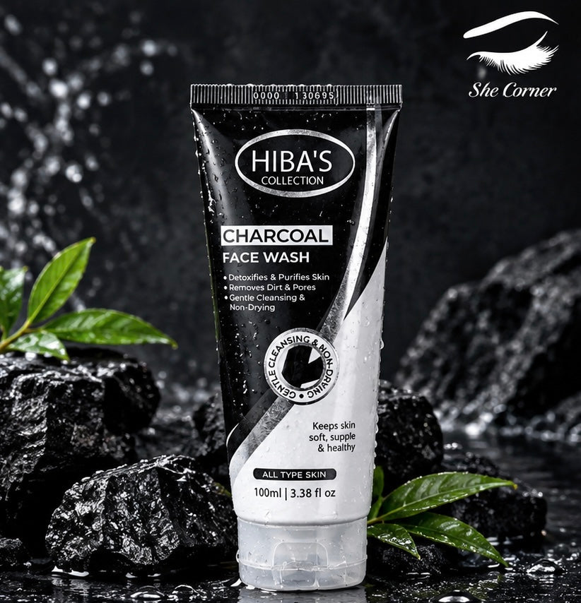Hiba's Collection Charcoal Face Wash 100ml