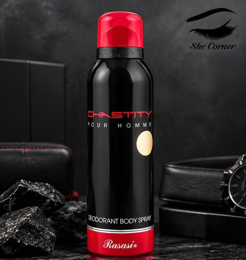 Rasasi Chastity Black Body Spray