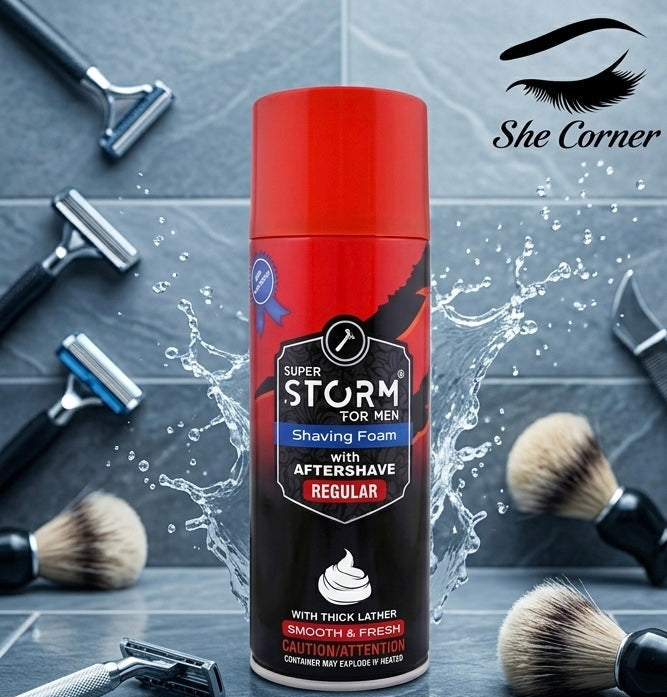 Super Storm Regular Shaving Foam 200ml