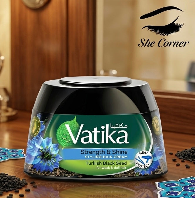 Vatika Strength & Shine Turkish Seed Hair Cream 140ml