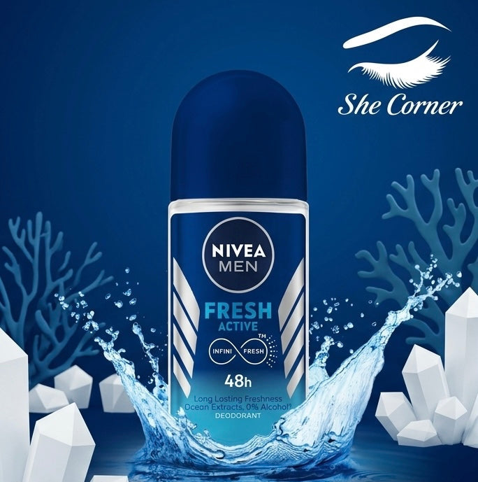 Nivea Men Fresh Active Roll-On Deodorant