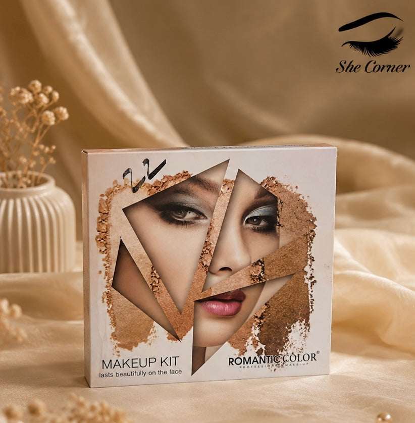 Romantic Color Makeup Kit Last Beautifully on Face