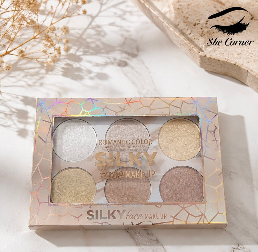 Romantic Color Silky Face Makeup Highlighter Liquid