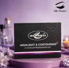 Christine Highlighter & Contouring 4+4 Color Professional Kit