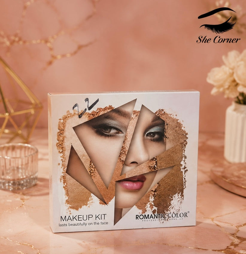 Romantic Color Makeup Kit Last Beautifully on Face