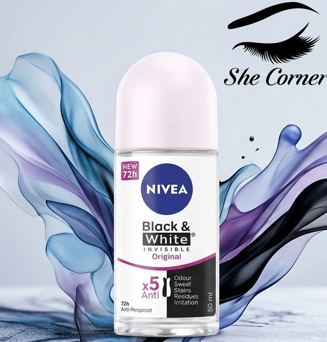 Nivea Men Black & White Roll-On Deodorant