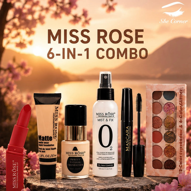Miss Rose 6-in-1 Complete Makeup Combo Deal